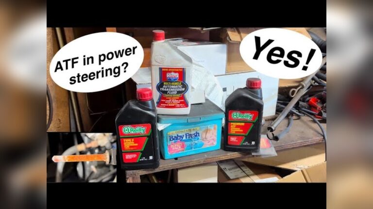 Can I Use Transmission Fluid for My Power Steering
