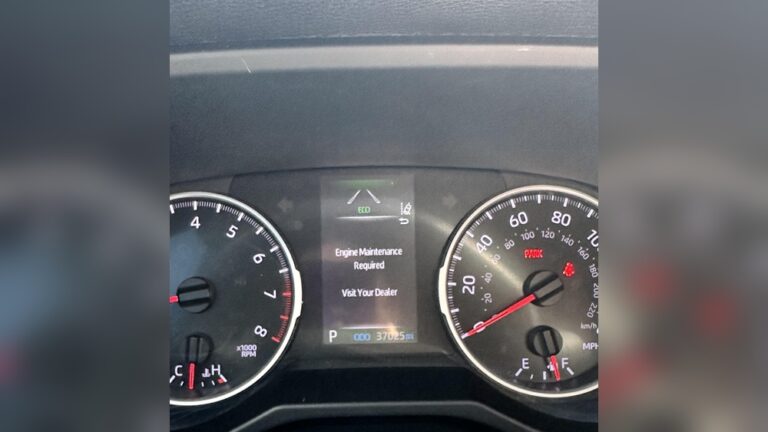 How to Reset Engine Maintenance Light on 2020 Rav4