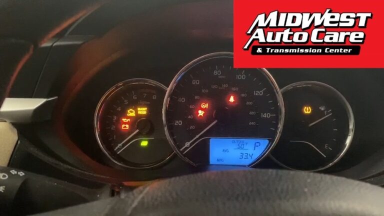 How to Reset Toyota Corolla Maintenance Light 2014