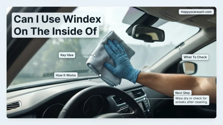 Can I Use Windex on the Inside of My Windshield? 2026