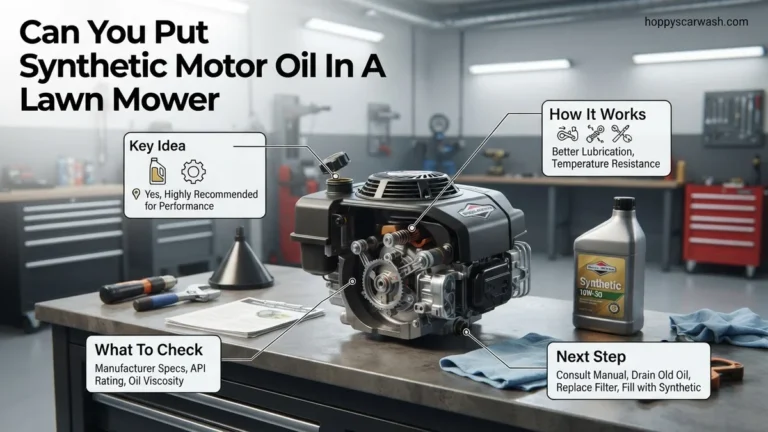 Can You Put Synthetic Motor Oil in a Lawn Mower 2026 Guide
