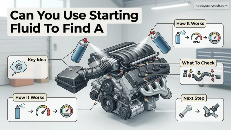 Can You Use Starting Fluid to Find a Vacuum Leak 2026