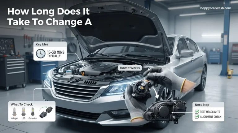 How Long Does It Take to Change a Headlight Bulb 2026 Guide