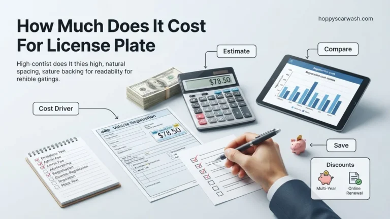 How Much Does It Cost For License Plate Sticker 2026