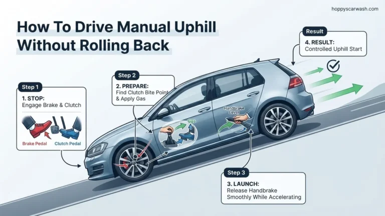 How to Drive Manual Uphill Without Rolling Back 2026