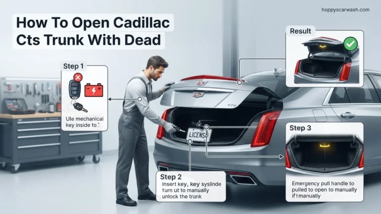 How to Open Cadillac CTS Trunk With Dead Battery 2026 Guide