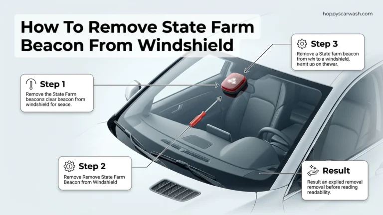 How to Remove State Farm Beacon From Windshield 2026