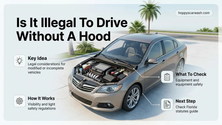 Is It Illegal to Drive Without a Hood in Florida? 2026 Guide