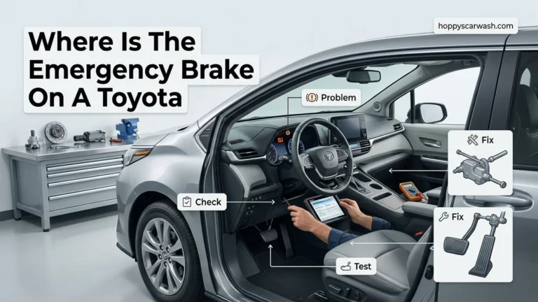 Where Is The Emergency Brake On A Toyota Sienna 2026 Guide